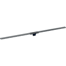 Odpływ liniowy cleanline80: l=30–90cm, rama: czarny chrom / szczotkowana, powlekana, powierzchnia: czarny chrom / szczotkowana, powlekana