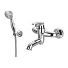 Bateria wannowa art deco chrom