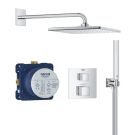 Precision cube podtynkowy zestaw prysznicowy z deszczownicą vitalio rain mono 310 cube
