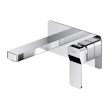 Slide bateria umywalkowa podtynkowa, chrom