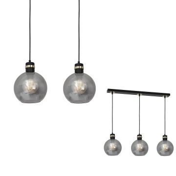 Lampa wisząca omega black/gold 3xe27