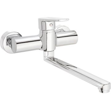 Tubo chrom bateria zlewozmywakowa ścienna