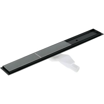 Odpływ liniowy odwracalny nero ruszt pod płytki/pełny długość 60 cm