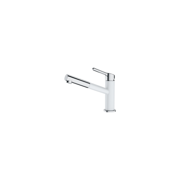 Orbit pull-out bateria kuchenna chrom/bia?y polarny