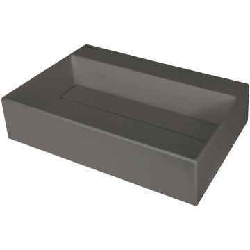 Umywalka correo granit antracyt/titanium z maskownicą 600x400 mm