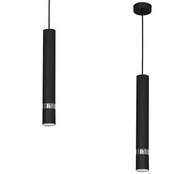 Lampa wisząca joker black/chrome 1xgu10