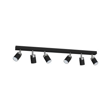 Lampa sufitowa joker black/chrome 6xgu10