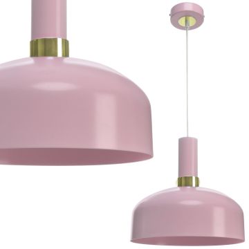 Lampa wisząca malmo pink 1xe27