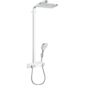 Raindance e komplet prysznicowy 360 1jet z termostatem showertablet select 300 biały/chrom