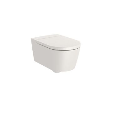 Inspira round miska podwieszana rimless 560x370 beż