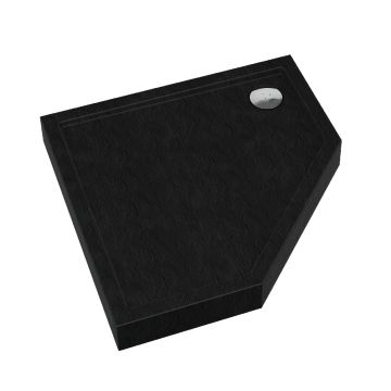 Brodziki competia new black stone 90x90x12 cm