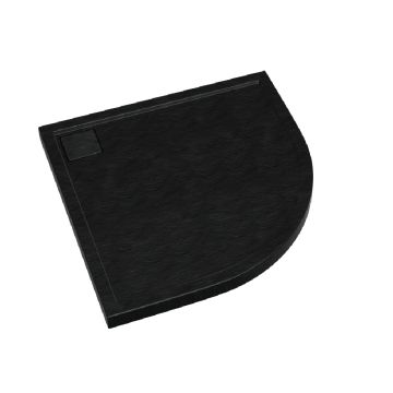 Brodziki schepdol omega black stone 80x80x5 cm r55