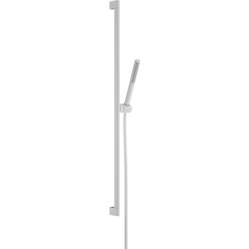 Pulsify s zestaw prysznicowy 100 1jet ecosmart z drążkiem 90 cm biały matowy