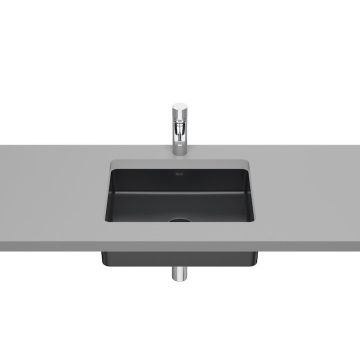 Inspira square umywalka podblatowa 430x320 fineceramic® onyx