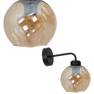 Kinkiet sofia amber 1xe27
