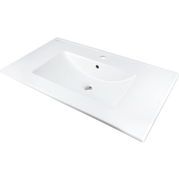 Umywalka tubo biała wpuszczana 810x460 mm