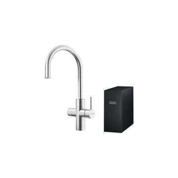 Mythos water hub sparkling bateria kuchenna / wielofunkcyjny system do filtracji stal szlachetna
