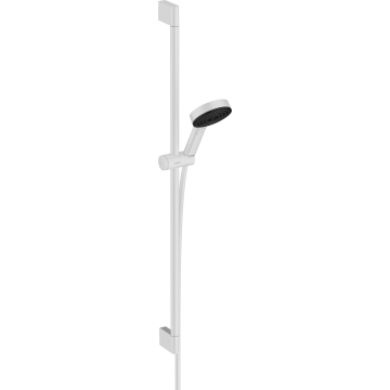 Pulsify select s zestaw prysznicowy 105 3jet relaxation ecosmart z drążkiem 90 cm biały matowy