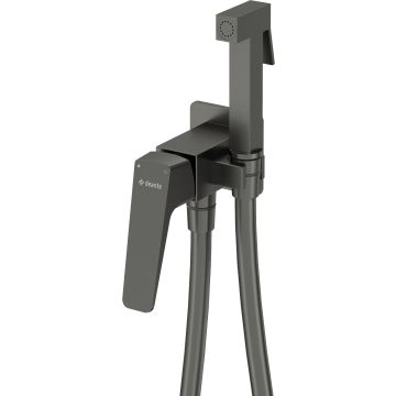 Blur titanium bateria bidetowa podtynkowa ze słuchawką
