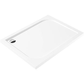 Brodzik cubic prostokątny, akrylowy, 3 cm głębokości, płaski, 80x120 cm