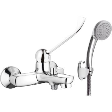 Boro clinic chrom bateria wannowa z kompletem natryskowym
