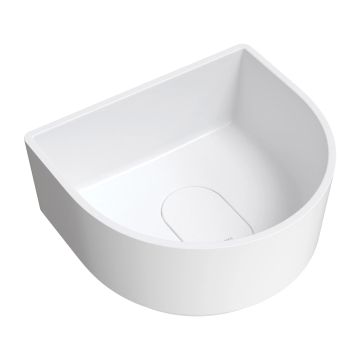 Cadence umywalka nablatowa marble+, 42 x 37 x 19 cm, biały mat