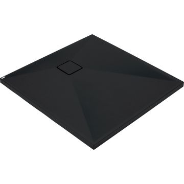 Brodzik correo kwadratowy nero granitowy 90x90 cm