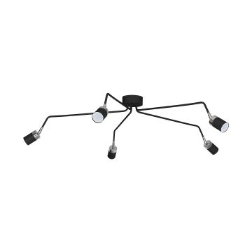 Lampa sufitowa joker black/chrome 5xgu10