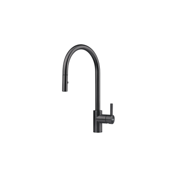Eos neo pull-out spray bateria kuchenna czarna stal szlachetna
