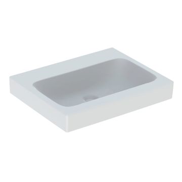 Icon umywalka, b60cm, h15.5cm, t48.5cm, bez przelewu, bez otworu na baterię, keratect