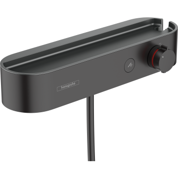 Showertablet select bateria prysznicowa 400, termostatyczna, natynkowa czarny matowy