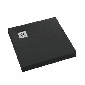 Brodziki new horizons black stone 100x100x12 cm