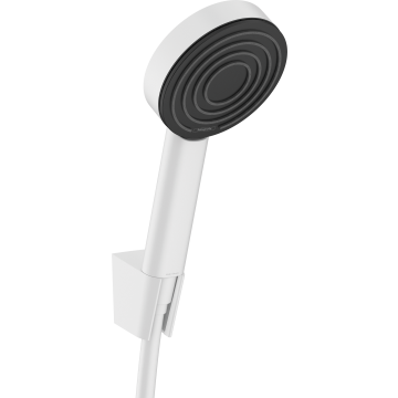 Pulsify s punktowy zestaw prysznicowy 105 1jet ecosmart+ z wężem 125 cm biały matowy