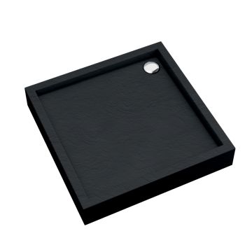 Brodziki medium black stone 90x90x16 cm