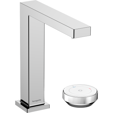 Tecturis e 2-otworowa bateria umywalkowa 150 coolstart ecosmart+ z niezamykanym kompletem odpływ. chrom