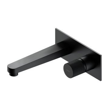 Contour bateria umywalkowa podtynkowa, antracyt