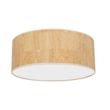 Lampa sufitowa cork 3xe27 o50cm biały / korek