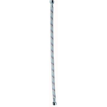 Przyłacze elastyczne redukcyjne w oplocie stalowym dw 13 mm nakretno - nakretne g1/2"xg3/4" do agd.l