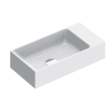 Verso umywalka 50x25 cm prostokątna biała