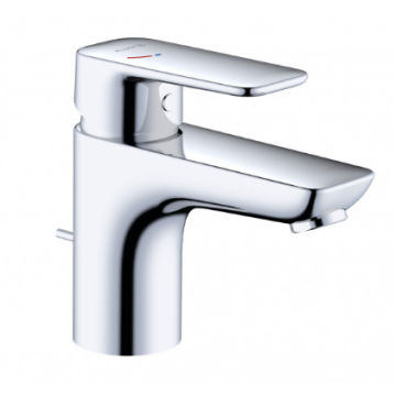Pure&style bateria umywalkowa 75 mm, z zestawem odpływowym; przepływ 3,8 l/min chrom