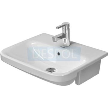 Durastyle umywalka półblatowa 55x45,5 cm duravit 037555 00 00