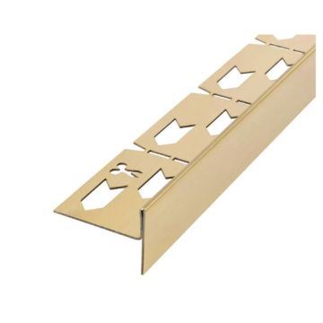 Listwa spadkowa - 2% spadku listwa spadkowa złota szczotkowana 100 cm prawa