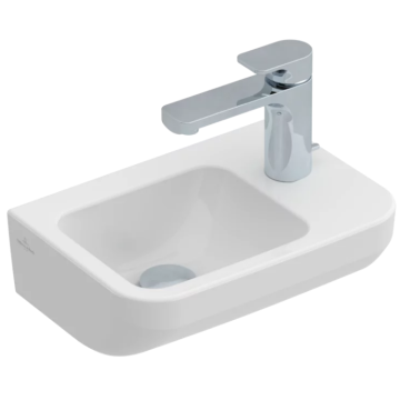 Architectura umywalka mała, 360 x 260 x 140 mm, bez przelewu, weiss alpin ceramicplus