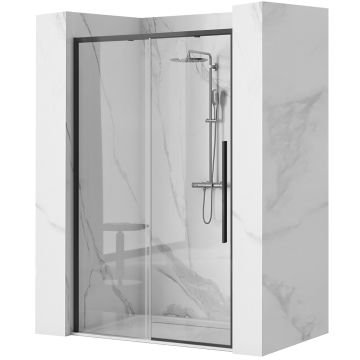 Drzwi prysznicowe solar black mat 150