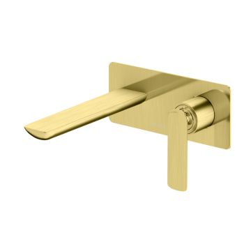 Podtynkowa bateria umywalkowa gold brushed