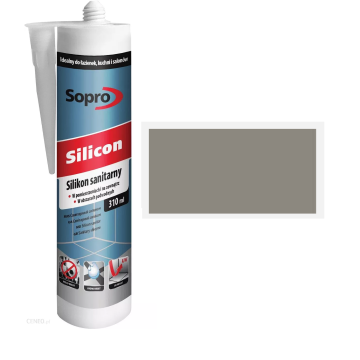 Silikon sanitarny kamienno-szary 22 310ml