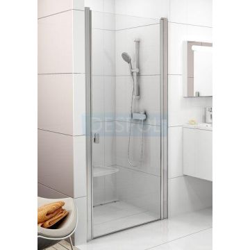 Drzwi pryszniowe chrome csd1-80 biały +transparent
