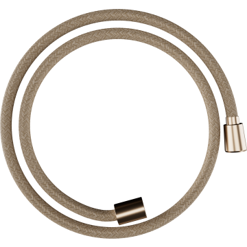 Designflex wąż prysznicowy 125 cm, tekstylny brąz szczotkowany