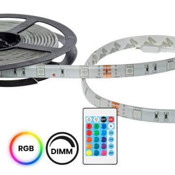 Pasek led zestawy 3m; 22w; rgb; ip65