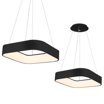 Lampa wisząca astro black 40w led 3000k-4000k